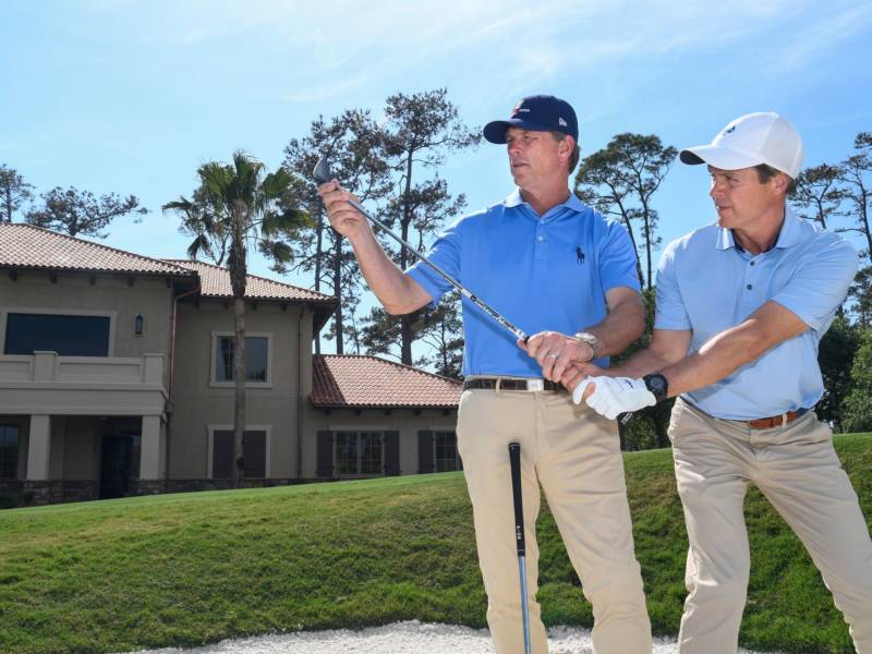 PONTE VEDRA BEACH, FL - MARCH 29: Photographs of Todd Anderson, Director of Instruction at TPC Sawgrass, working with clients on the range at TPC Sawgrass on March 29, 2017 in Ponte Vedra Beach, Florida. (Photo by Ryan Young/PGA TOUR)